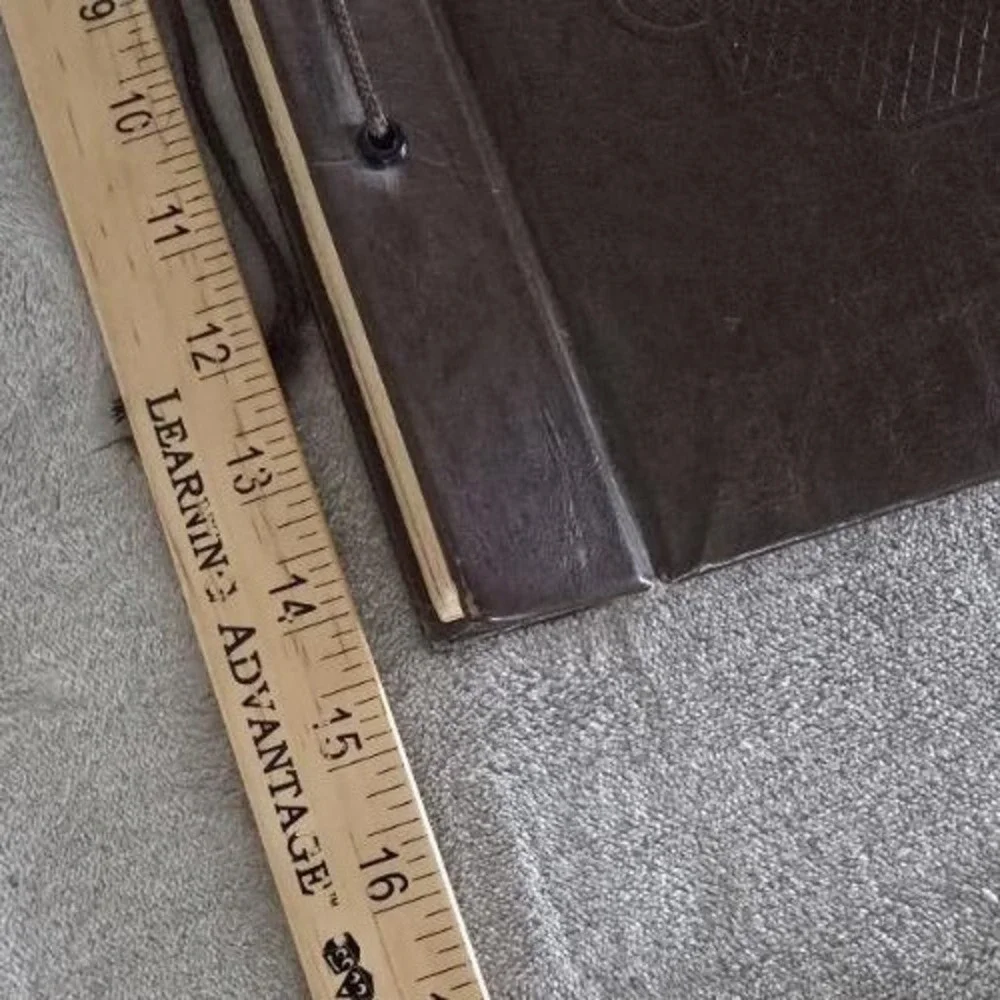 Vintage 1940s Scrapbook Brown Floral 100 Pages 14.5x12